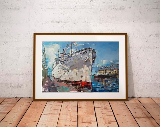 Passenger Ship "MS MILWAUKEE" Series "Ocean Liners & Fine Art" part #5