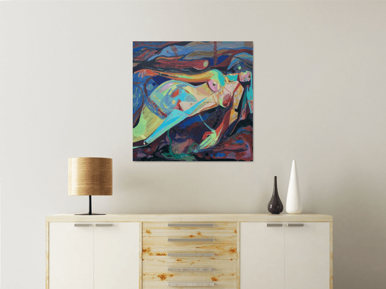 SALE Abstract nude