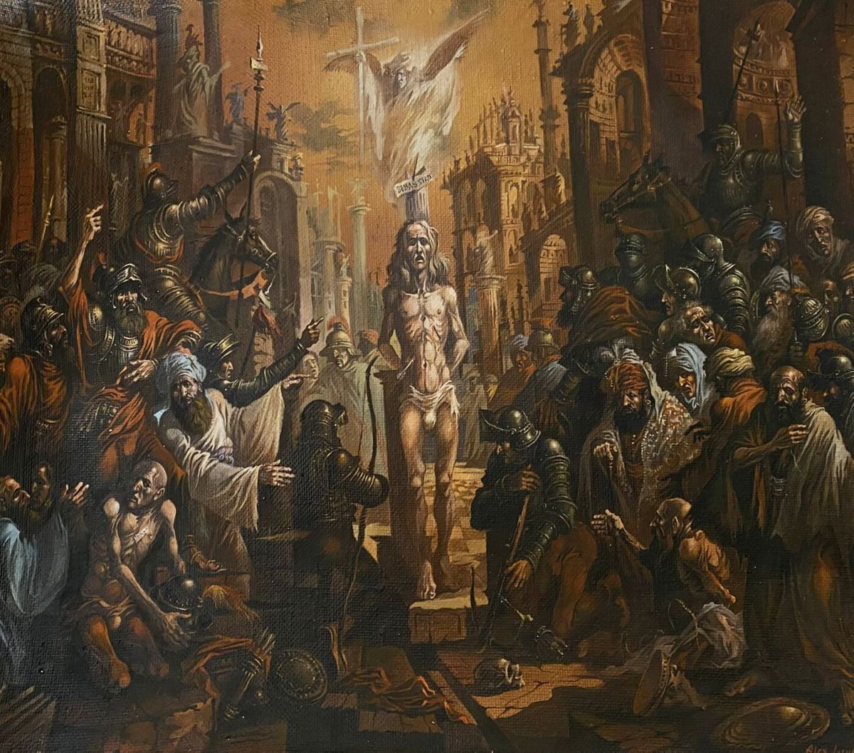 Saint Sebastian by Oleg and Alexander Litvinov