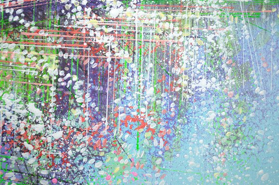 Spring Blossom Trees Reflected