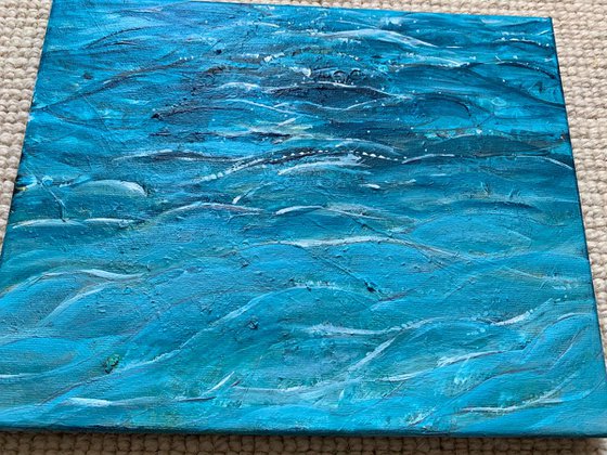 Seascape Water Painting Original Art on Canvas For Home Decor Wall Art Gift Ideas