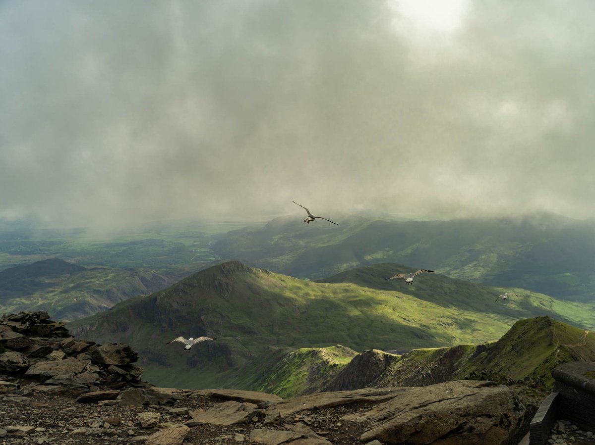 Photorealistic Landscape Photograph By Mohamed Hassan, 24 X 18", Yr Wyddfa, Original Artwork