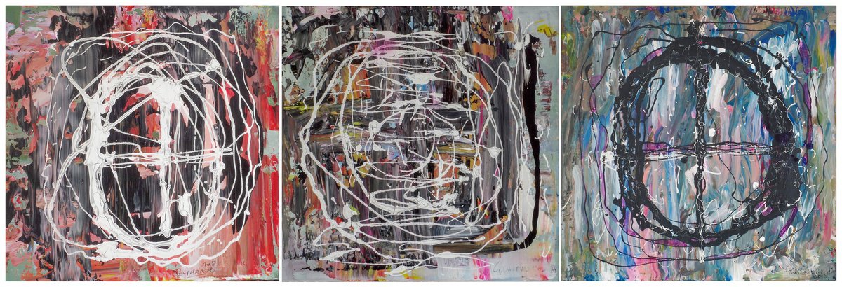 Expressive Photograph , Journey Of The Spirits Triptych . By Geert Lemmers Fpa, 58 X 20, Artwork For Sale On Artfinder