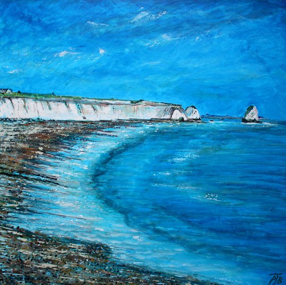 Freshwater Cliffs II ( Large 80 cm x80 cm)