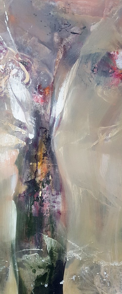 Soft diaphane greys abstract still life by master O KLOSKA by Kloska Ovidiu