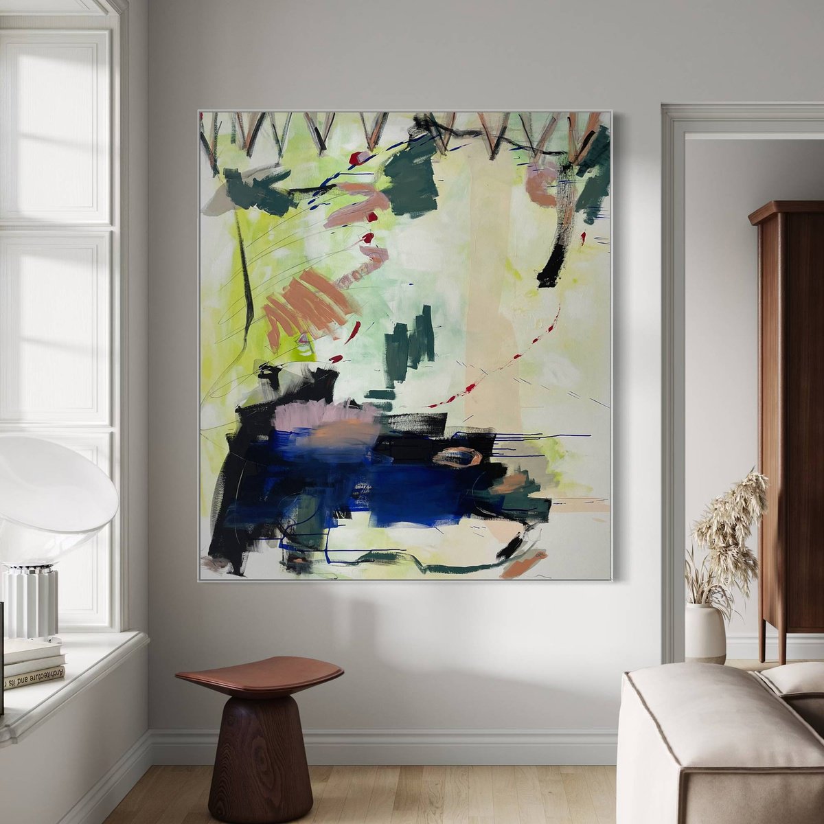 Outside In By Cheryl Harrison Ma, 55 X 63, Artwork For Sale On Artfinder