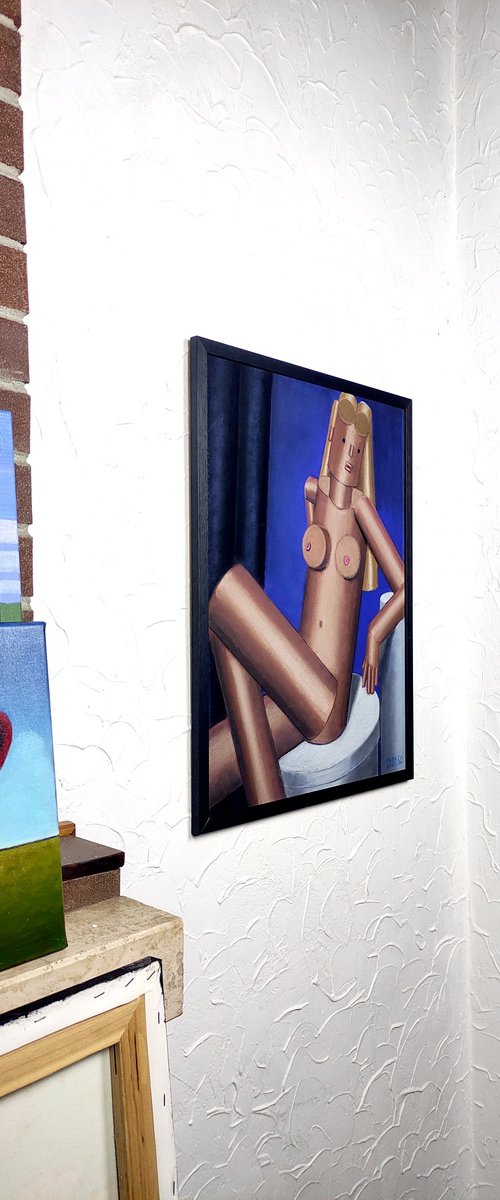 Cylindristic Female Nude by Andrea Vandoni