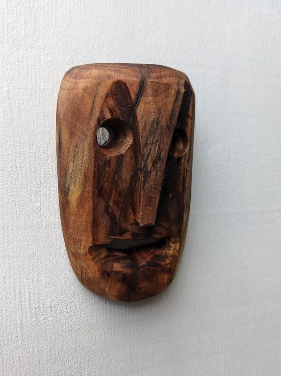 Cherry wooden mask