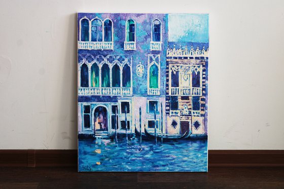 Blue Venice. Landscape series.