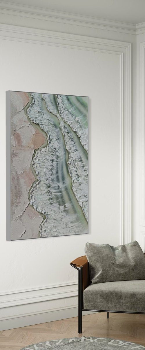 Whitsundays Green Tide 90x120 FLASHSALE by Marie Antuanelle