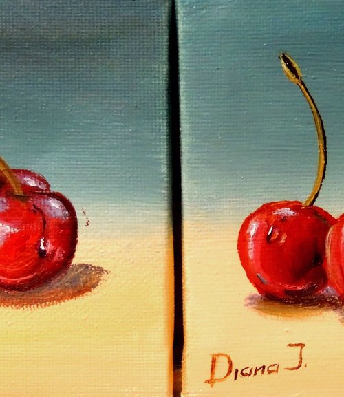 Trio - diptych by Diana Janson