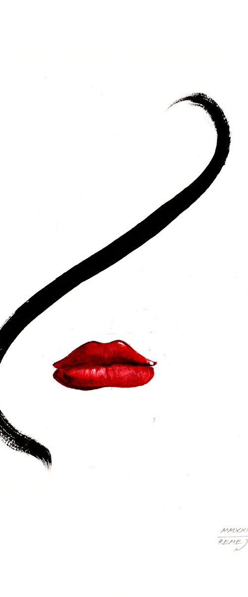 Lips VI by REME Jr.