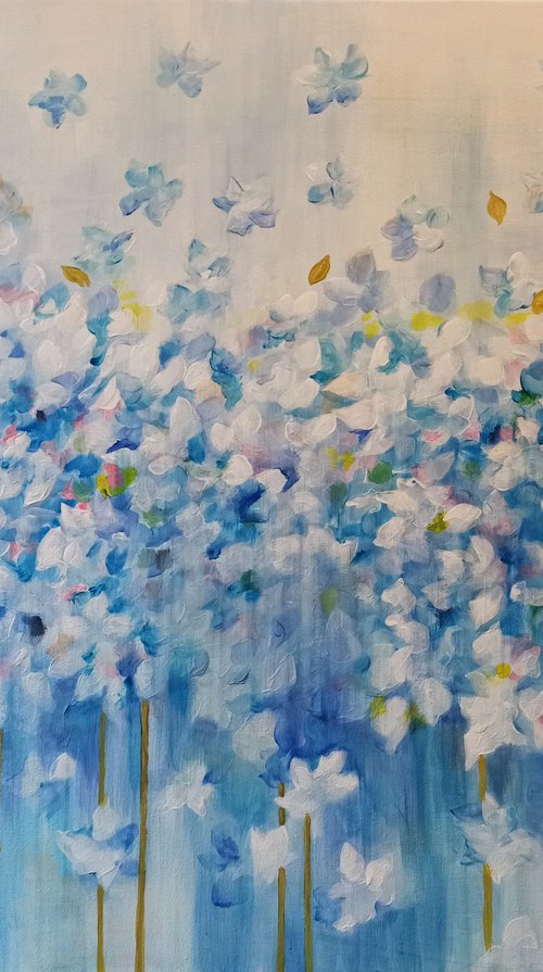 Blue bloom by Anna Rita Angiolelli