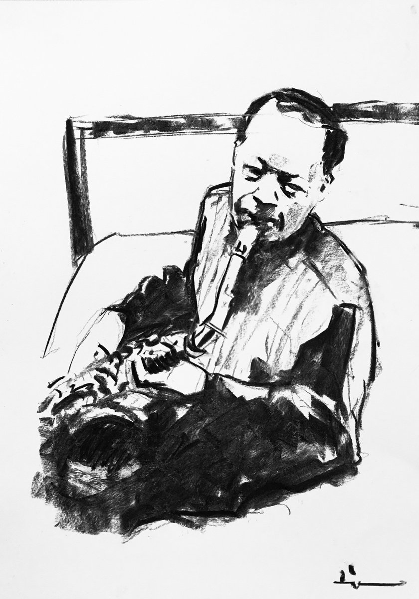 Lester Young #2 by Dominique Deve