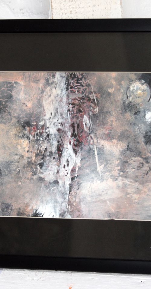 FRAMED ORIGINAL DREAMSCAPE BY MASTER KLOSKA COSMIC LIGHT UNIVERSE TRAVELING MEMORY by Kloska Ovidiu