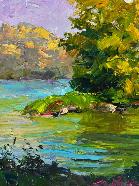 A River along the Forest