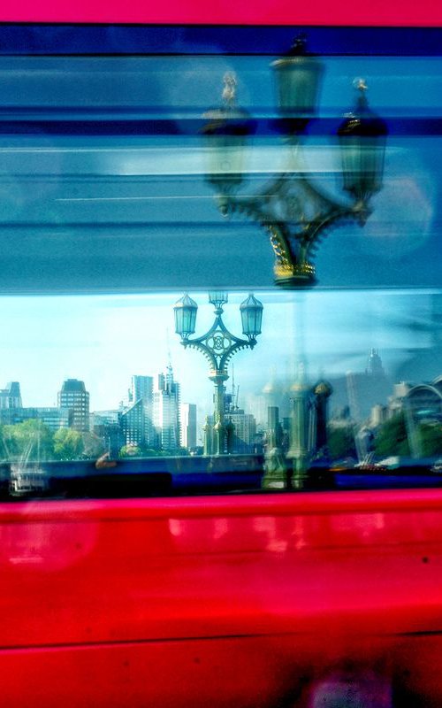 Layers of London Town. : Reflection 1/20  18"X12" by Laura Fitzpatrick