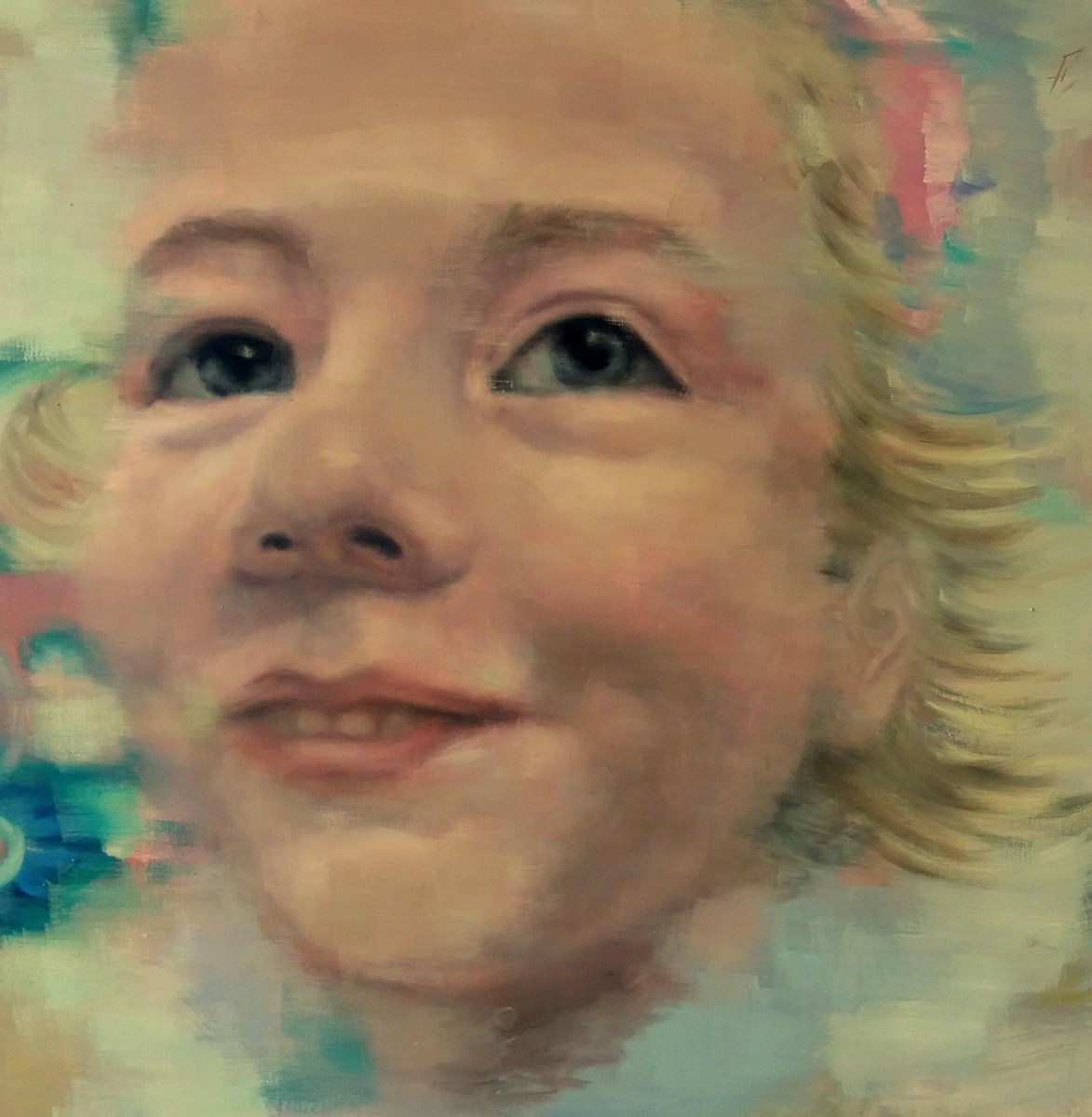 Pure Genuine Smile By Nikola Gulev, 39 X 39, Artwork For Sale On Artfinder