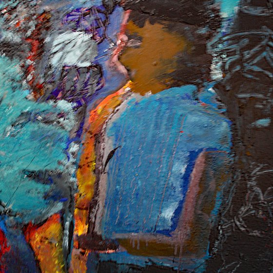 SOIREE MUSICALE JAZZ - 90x90cm