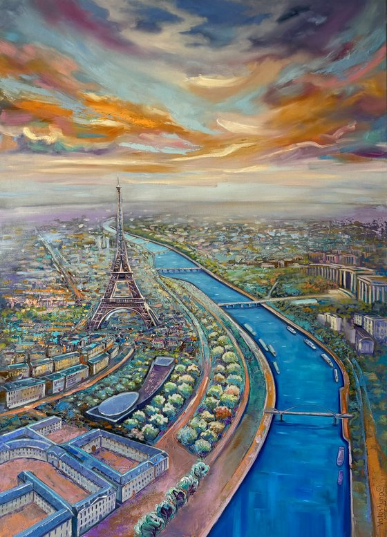 The Seine River in Paris