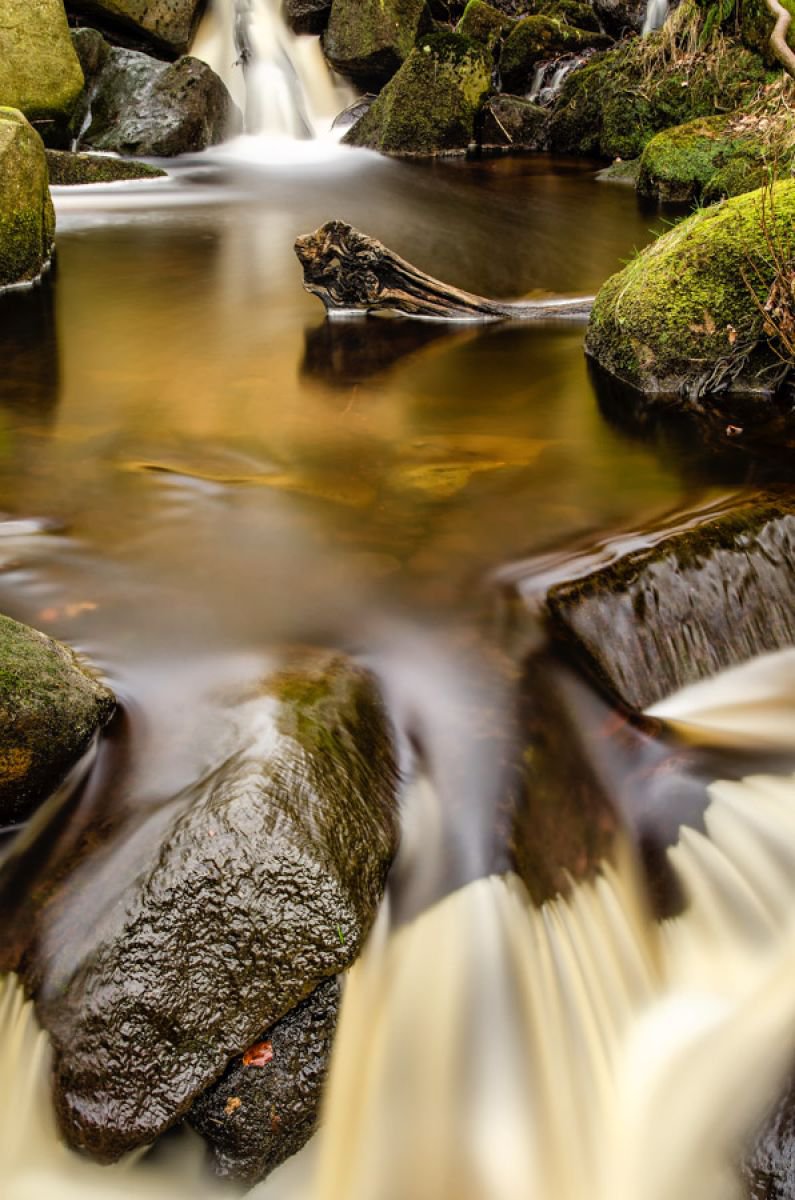 Burbage Brook, Padley Gorge - Limited Edition Print by Ben Robson Hull