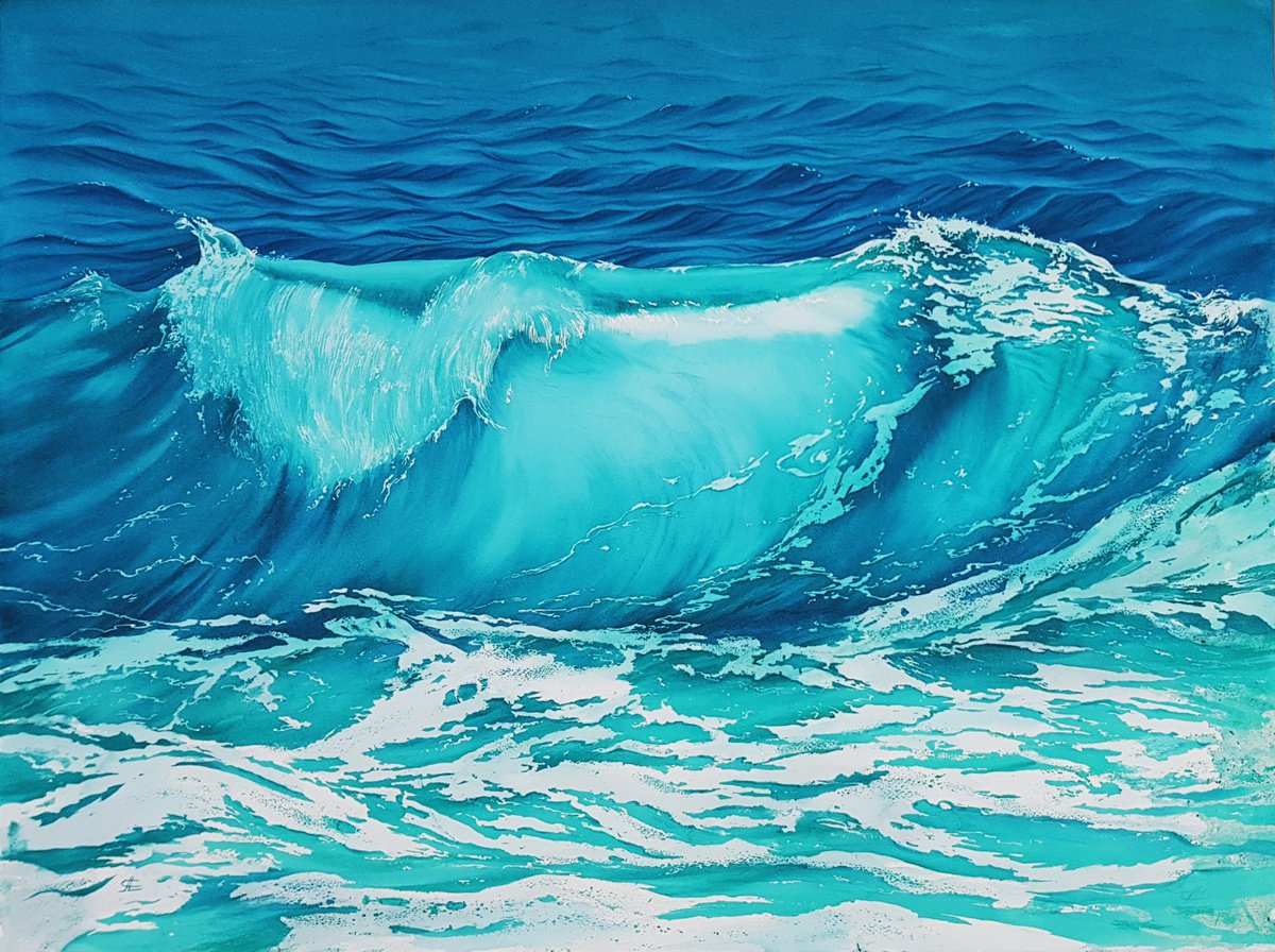 Ocean waves by Svetlana Lileeva