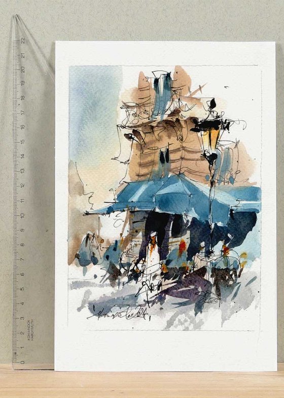 Paris Watercolor Art