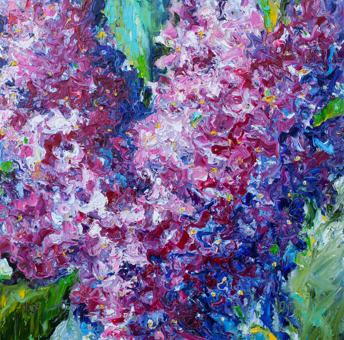 Heartbeat of Lilacs Oil painting by Liudmila Pisliakova | Artfinder