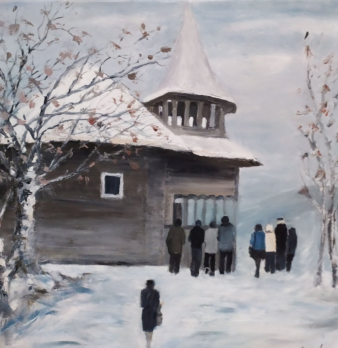 At the church by Maria Karalyos