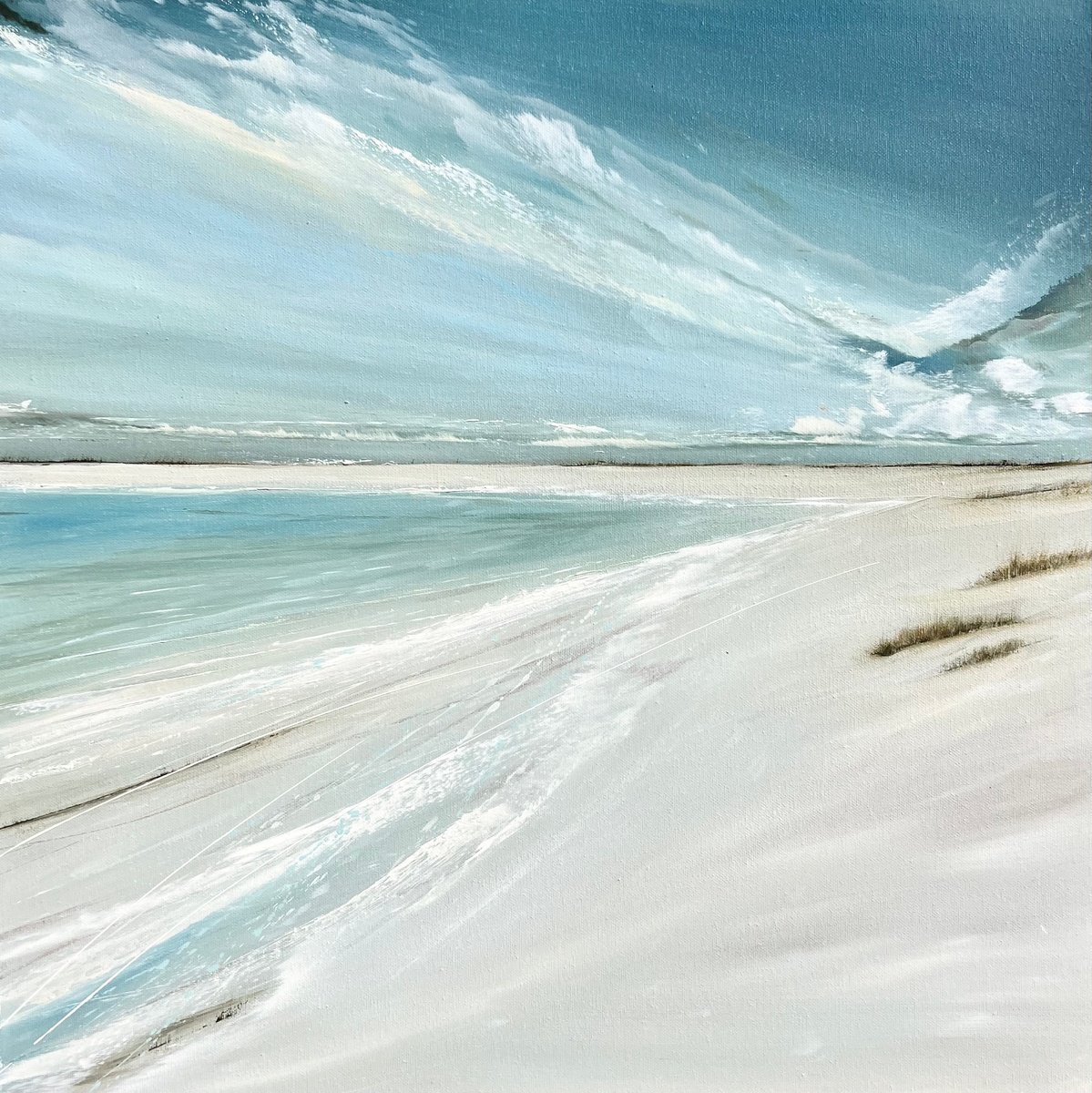 Bay Ii By Jane Skingley, 24 X 24, Artwork For Sale On Artfinder
