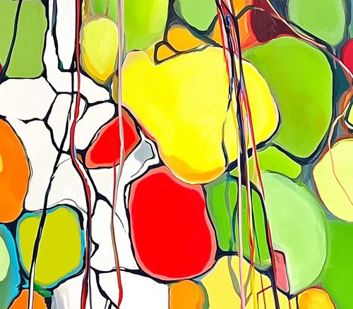 Fruit Notes #14, Extra large abstraction by V+V Kniazievi
