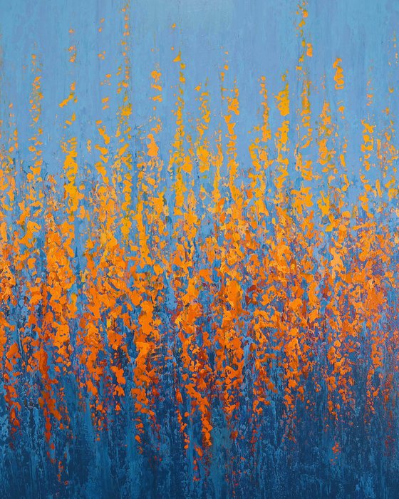 Blue and Orange - Color Field