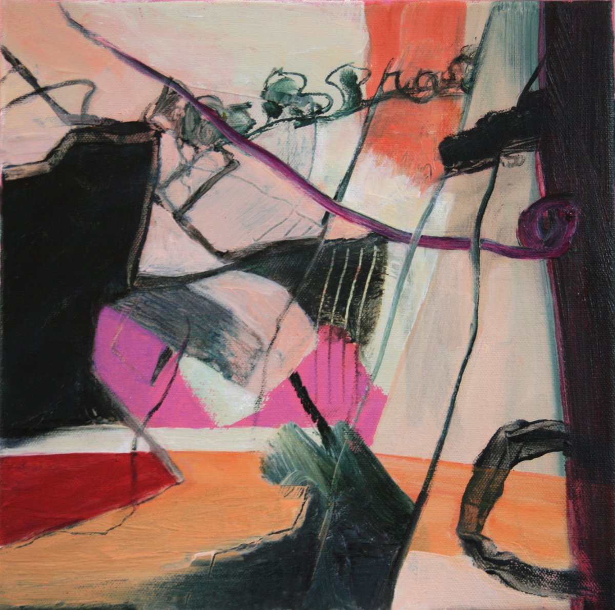 Pink Hills II by Antonia Glynne Jones