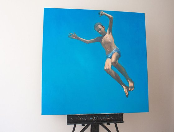 Falling in Blue /FREE SHIPPING