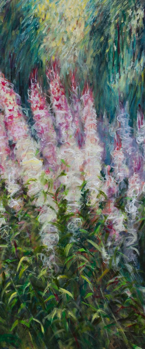 Willowherbs by Liudmila Pisliakova