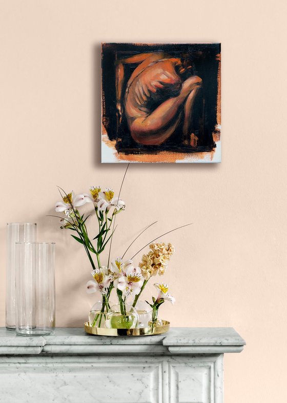 Me I Keep Hidden - Small Figurative Nude