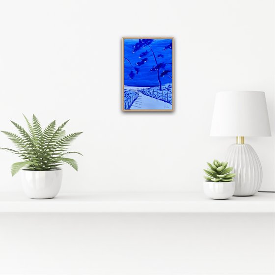 Ultramarine seascape