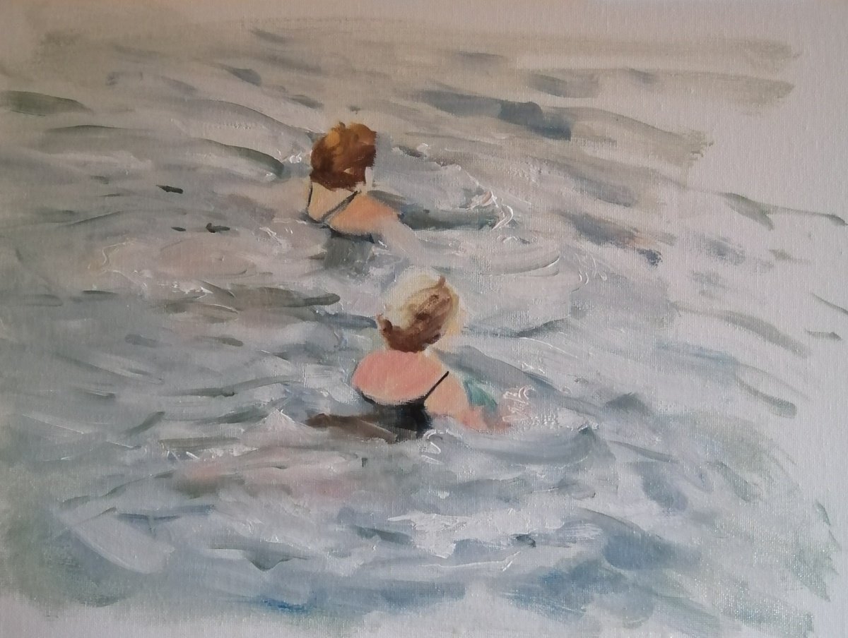 Harbour swimmers by Rosemary Burn