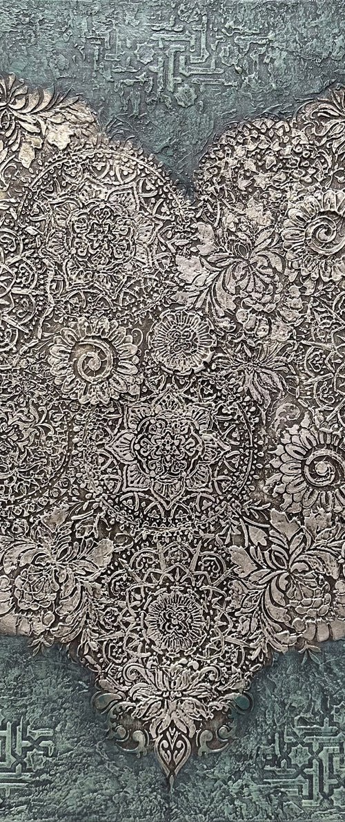 Mandala Heart by Hasmik Mamikonyan