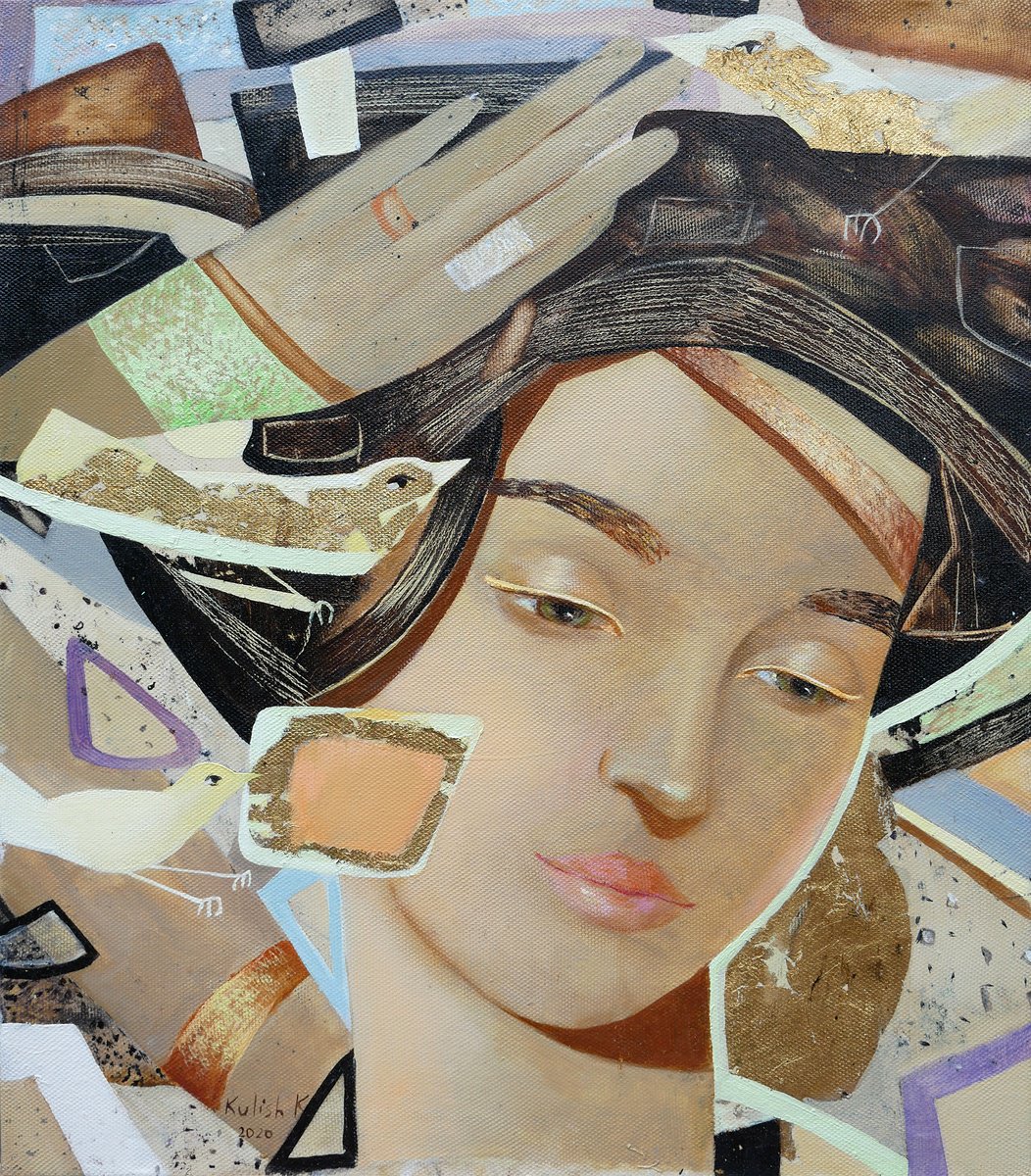 Ivory Girl By Kate Kulish, 20 X 24, Artwork For Sale On Artfinder