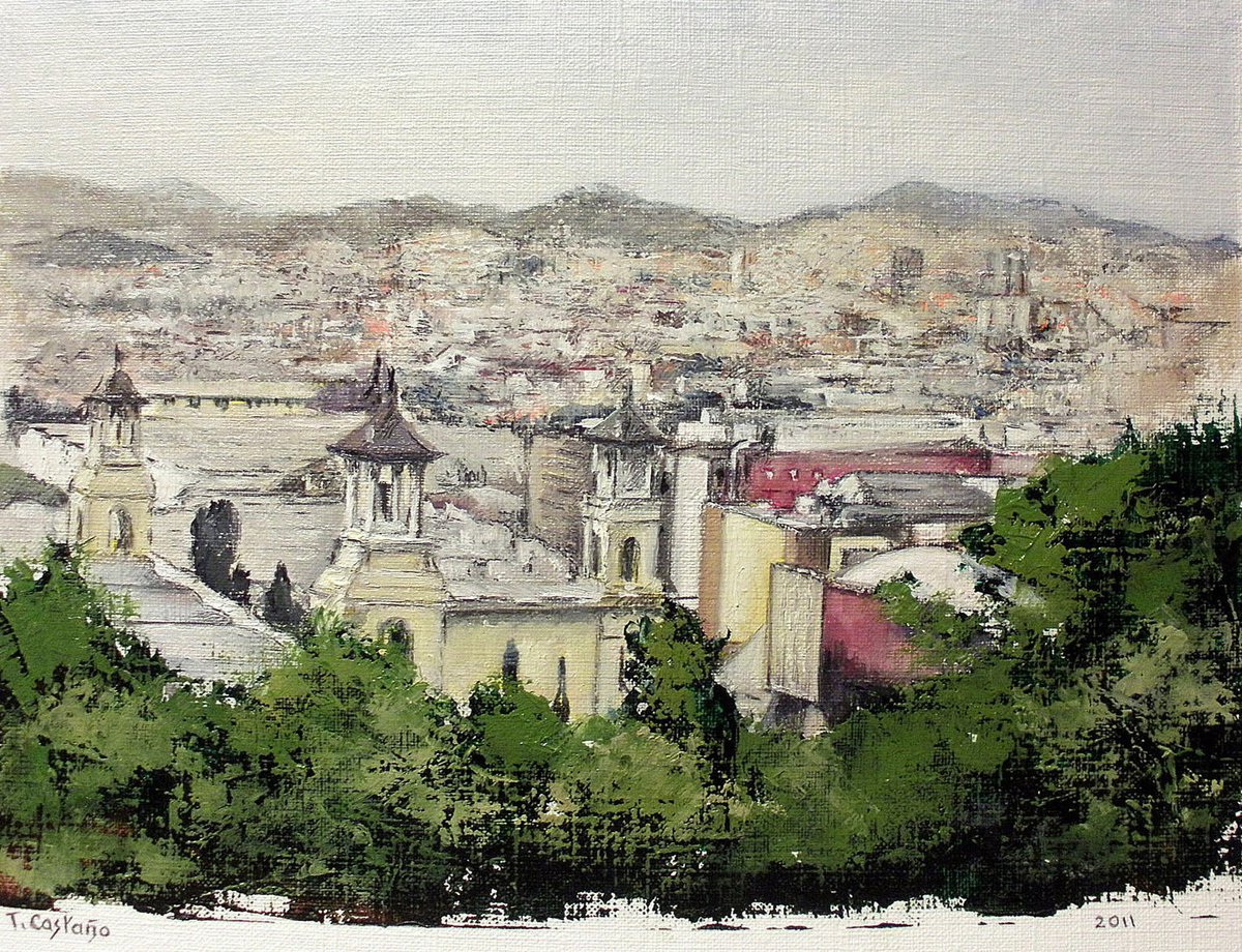 Barcelona desde Montjuic by TOMAS CASTAAO