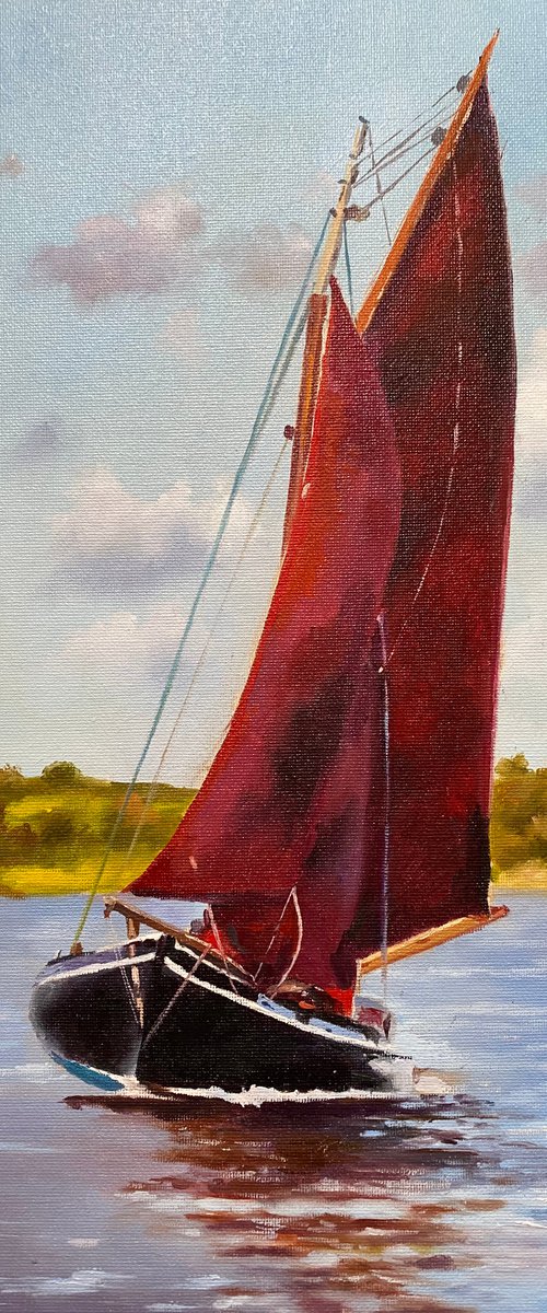 Scarlet sails by Elvira Sultanova