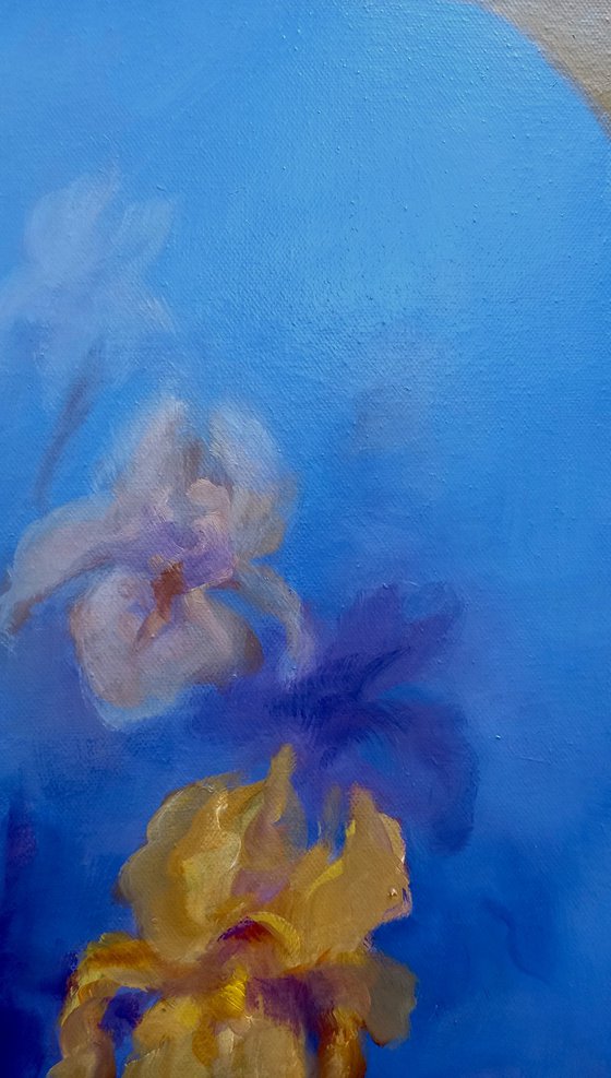 Blue and Gold - Irises