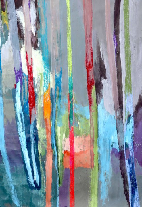 Abstract Forest- I will follow you by Poovi Art