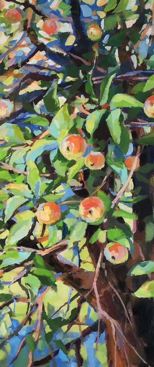 An apple tree (14x14x0.7'') by Alexander Koltakov