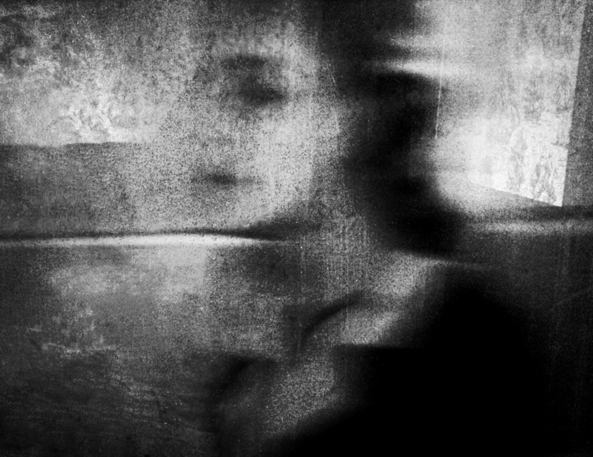 Impressionistic Portrait Photograph By Philippe Berthier, 26 X 20", Contre Toute Attente........, Original Artwork