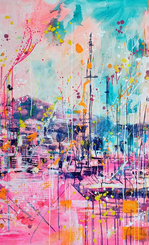 Monaco Harbor by Marta Zawadzka