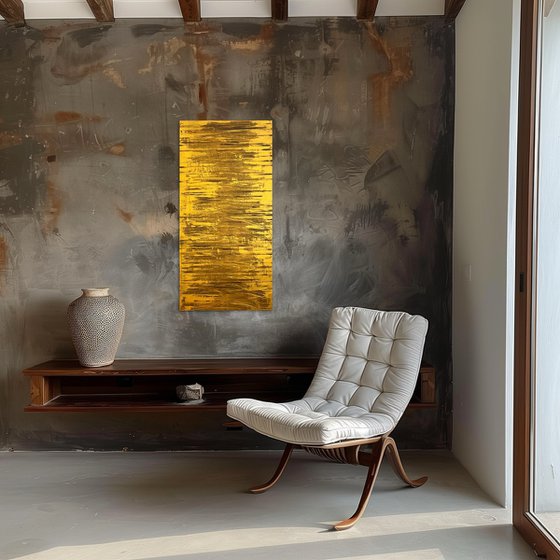 Golden Fire 50x100x2 cm