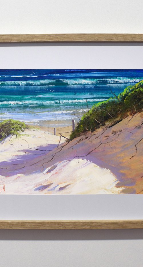 Sand Dunes to the Ocean Beach by Graham Gercken