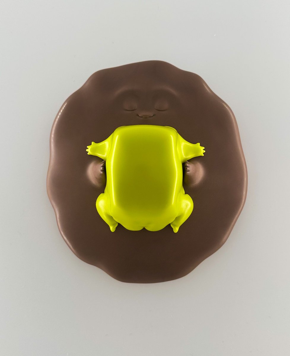 Cartoon Abstract Sculpture By Anastasiia Comicada, 6 X 5, Pancake & Butter - Exotic, Original Artwork